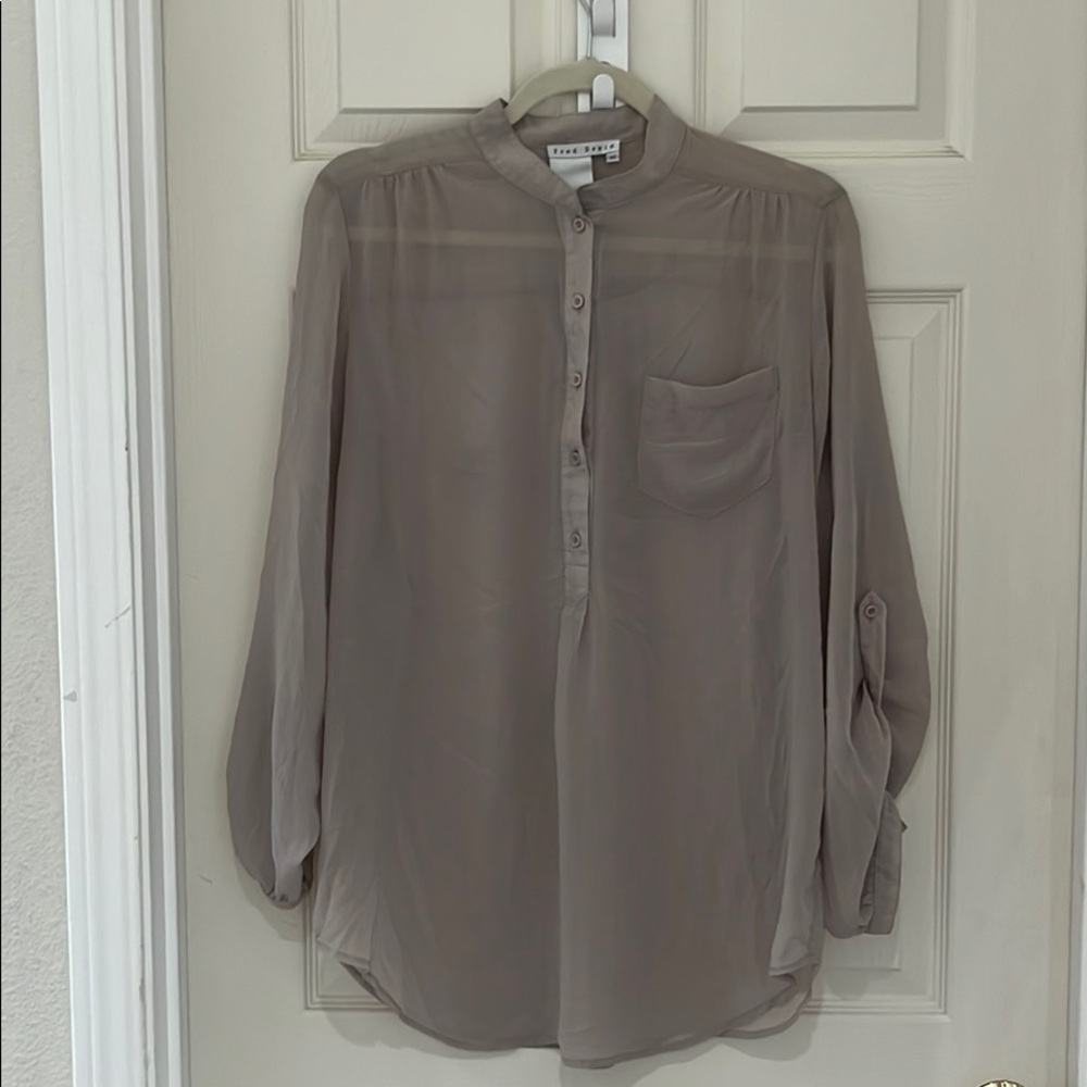 Fred David Gauze Blouse Size M